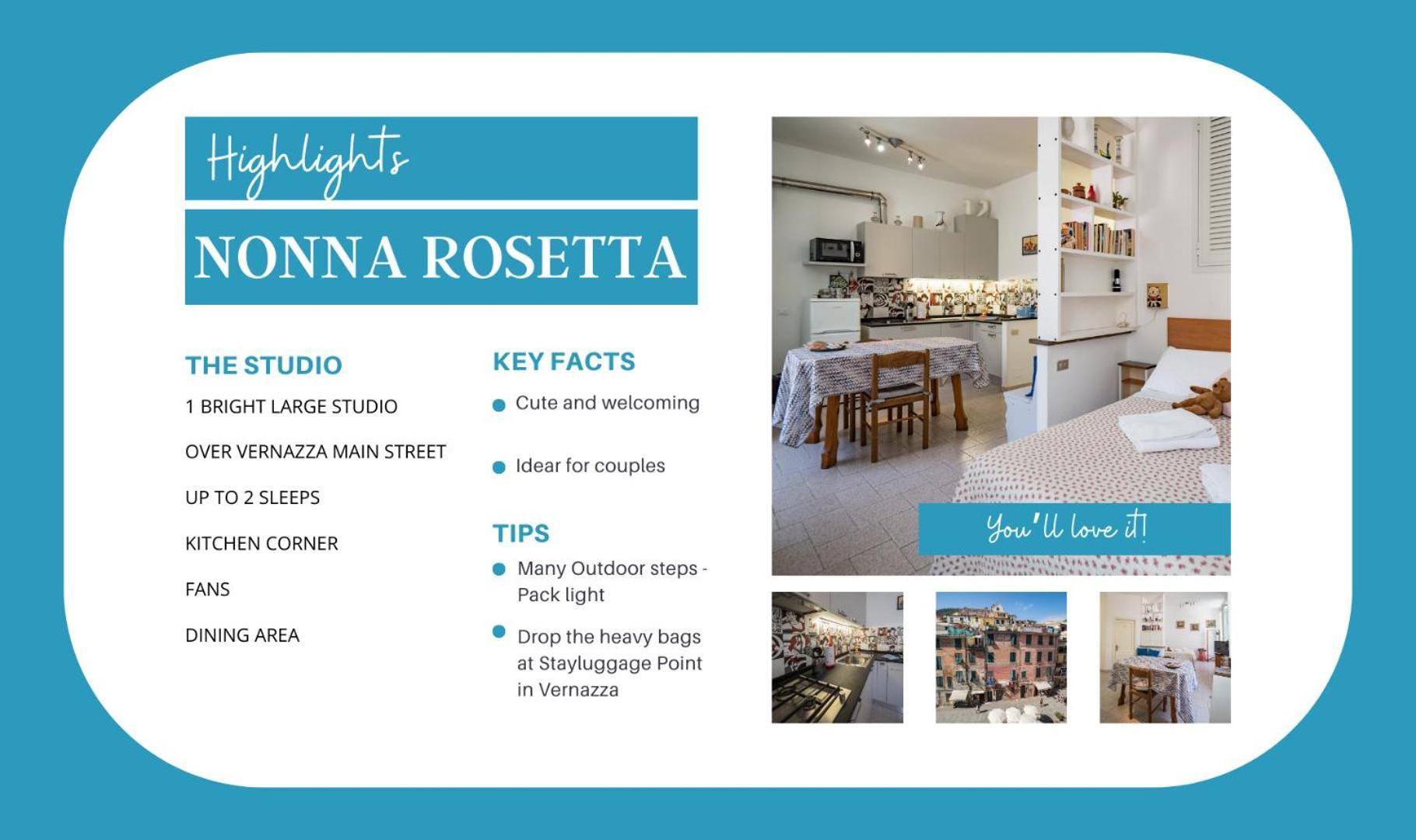 Nonna Rosetta Traditional Studio Vernazza Exterior photo